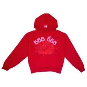 Sp5der 555 Hoodie Red
